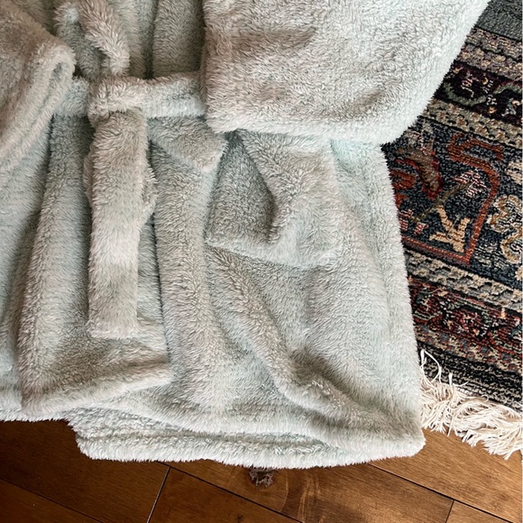 ✨3/15$ Bathrobe, mint green, short bathrobe - Picture 2 of 6